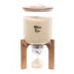 Picture of Glass storage container 9 kg with Acacia wood