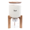 Picture of Glass storage container 9 kg with Acacia wood
