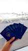 Picture of Passport Label ( 5.5 * 5 ) Cm -Only One Name