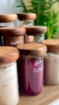 Picture of Three Tier Stand 15 Jars 300 ml Set - Acacia Wood