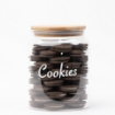 Picture of Airtight glass Jar 2 Liters - Natural Wood Lid