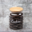 Picture of Airtight glass Jar 2 Liters - Natural Wood Lid